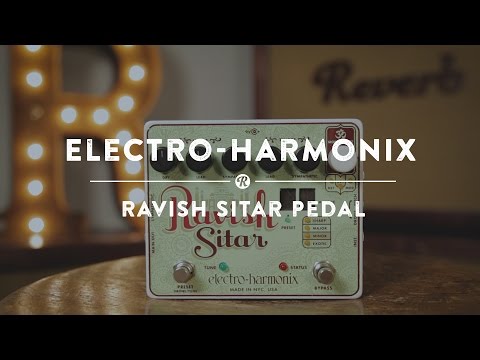 Electro Harmonix Ravish Sitar Guitar Effects Sitar Emulator Pedal image 5
