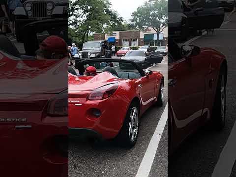 Go "Aggressive" Red 2007 Pontiac Solstice GXP Convertible #pontiac #convertible #generalmotors #gxp