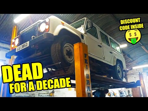 Getting an MOT and driving the Land Rover 250 miles after standing in a barn for 10 years.