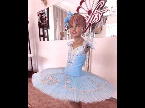 Сценический балетный костюм для разных ролей Снежинки Щелкунчик F 0001 - video 15