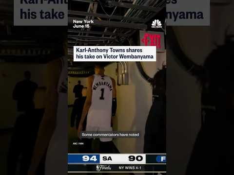 Knicks star Karl-Anthony Towns shares his take on Victor Wembanyama