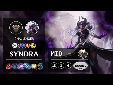 Syndra Mid vs Pantheon - KR Challenger Patch 10.3