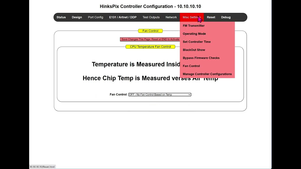 HinksPix PRO Web Interface Overview Tour
