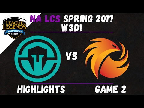 IMT vs P1 Highlights Game 2 NA LCS 2017 Spring W3D1 Immortals vs Phoenix1