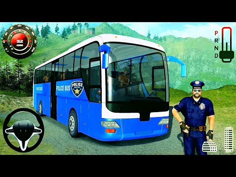 Offroad Police Bus Driving Game - Prisoner Transport Duty Drive - Android GamePlay