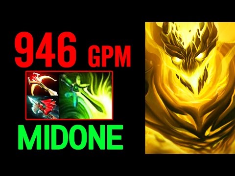 946 GPM Butterfly "Nevermore" by Midone How to Raze! Dota 2 Patch 7.01 Gameplay