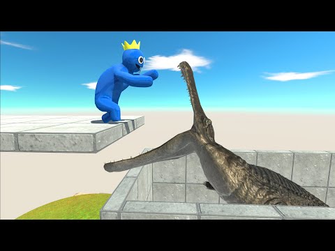Jump Over Machimosaurus Rex - Animal Revolt Battle Simulator