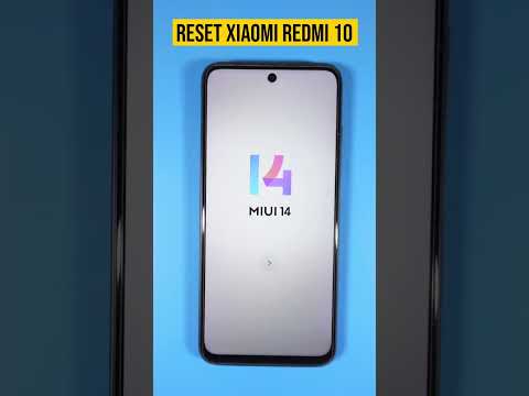 Reset xiaomi redmi 10