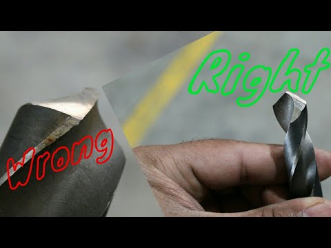 Drill sharpening and parts hindi