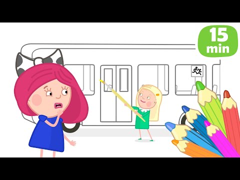 Smarta und ihre magische Tasche. Smartas Malbuch. Zeichentrickfilme für Kinder