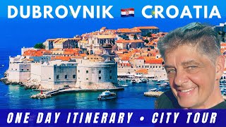 DUBROVNIK CROATIA • perfect ONE DAY ITINERARY!  2025 4K city & wall tour