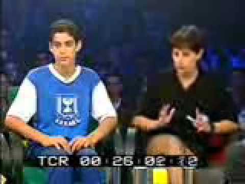 Joel and Daniela Ganapol in Dan Shilon TV program