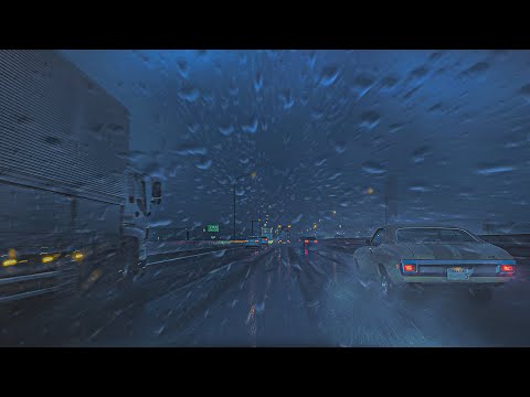 ☔️Driving in the Heavy Rain😴for relaxing & deep sleep💤