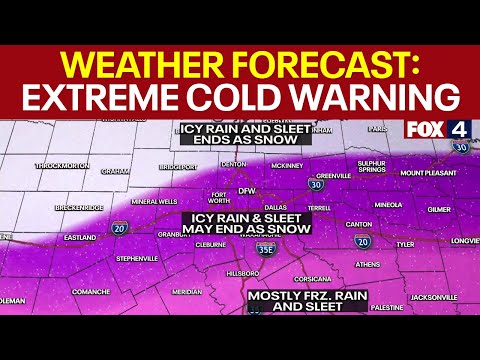 Dallas weather: Jan. 22 Texas Winter Storm Timing