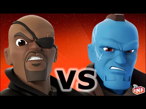 Nick Fury vs Yondu sarlacc pit arena fight Disney Infinity toy box