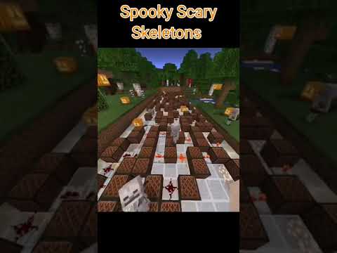 Creepy Skeleton Song in Minecraft