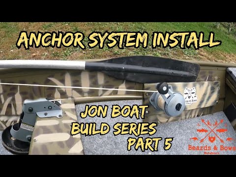Attwood Anchor System Installed On A Jon Boat / Boat Mods / Jon Boat To Bass Boat Build - Part 5