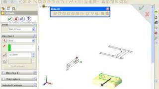 SolidProfessor AutoCAD to SolidWorks 2D to 3D Conversion