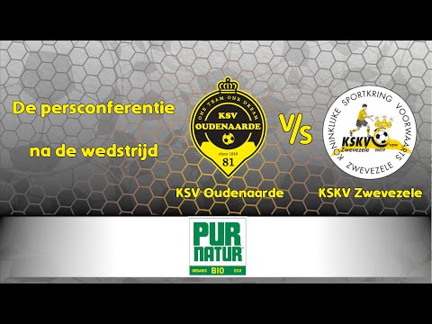 De persconferentie na de wedstrijd KSVO - KSKV Zwevezele