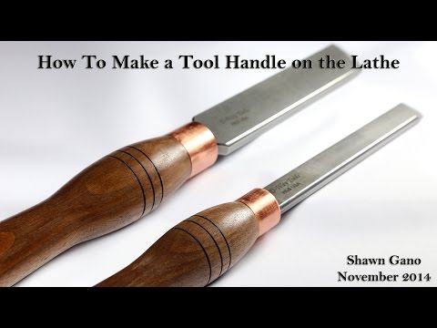 How to make a Tool Handle on a Wood Lathe