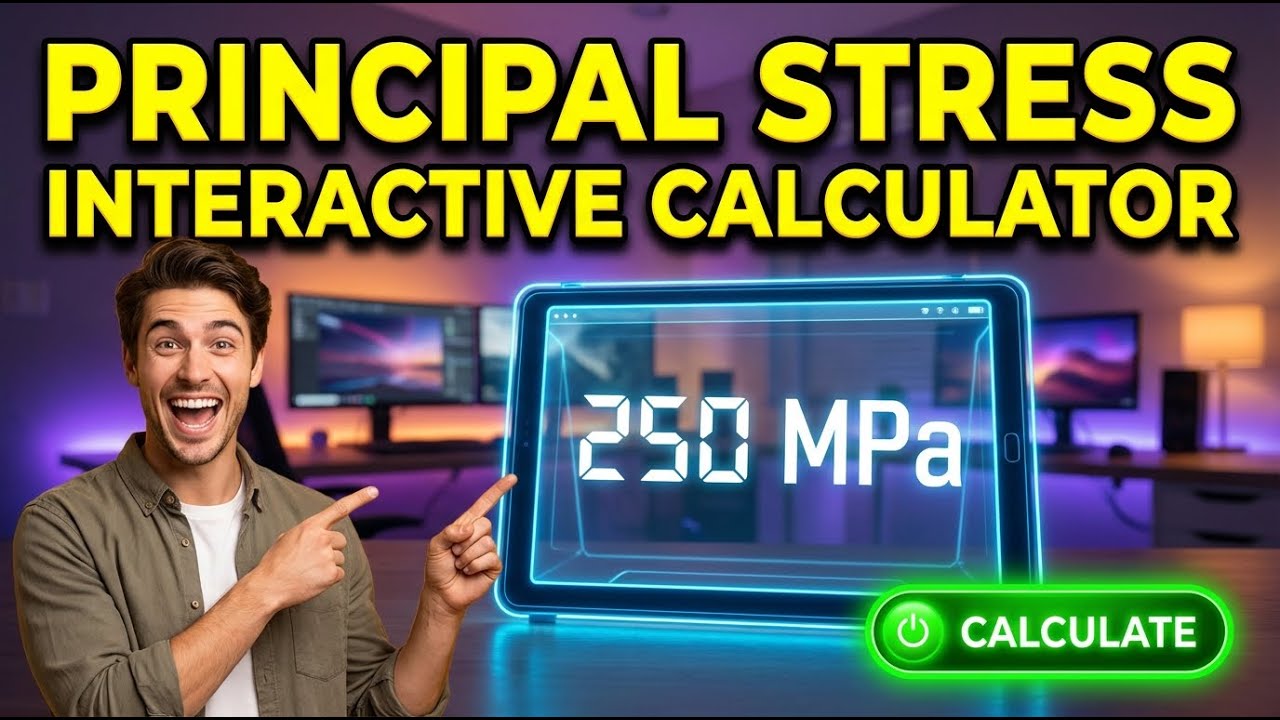 Principal Stress Interactive Calculator