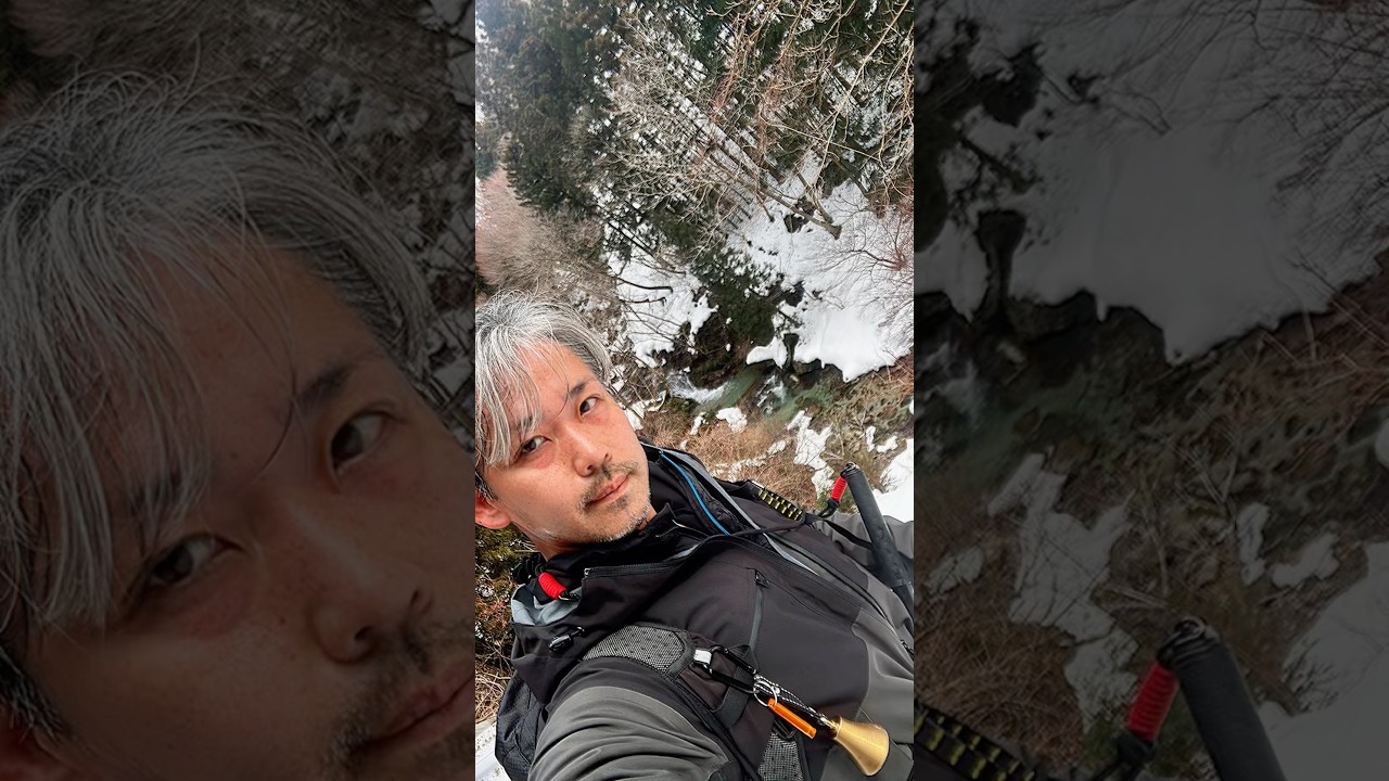 雪渓を歩く。静寂の渓谷ハイキング