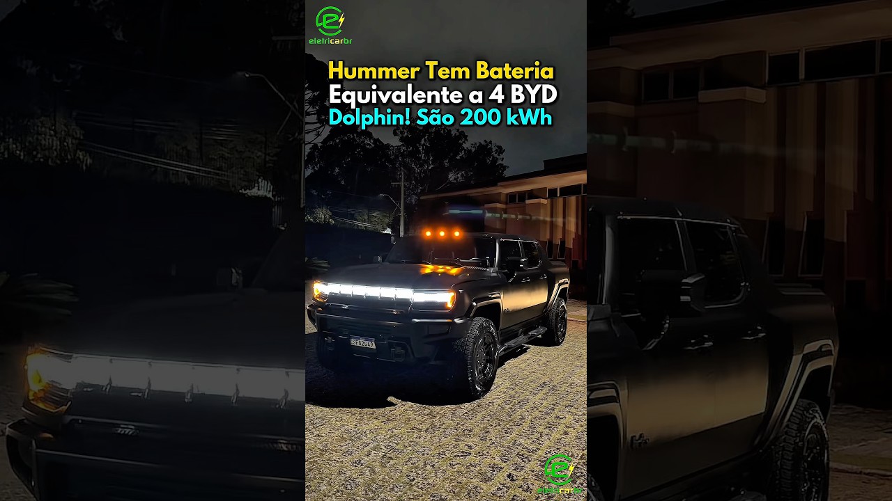 Hummer tem 200 kWh de Bateria, Macan 100 kWh e 911 T-Hybrid tem 1,9 kWh