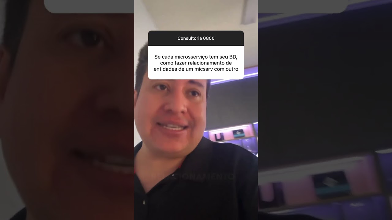 Como estabelecer relacionamentos entre entidades de microsserviços diferentes?