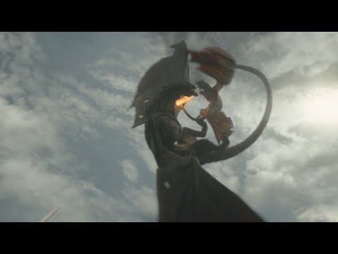 HOTD: Meleys VS Vhagar Rook's Rest battle part2