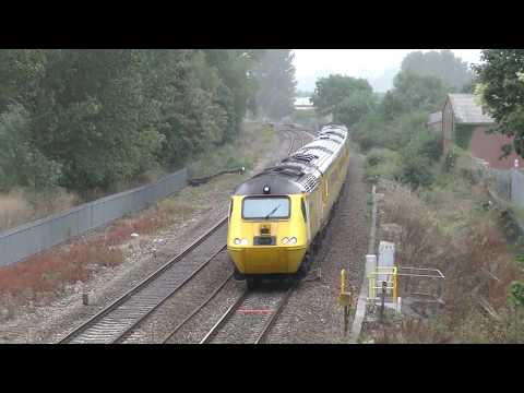 Flying banana HST Network Rail New Measurement test train at Exeter