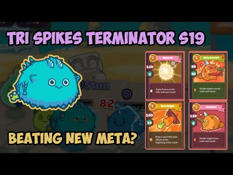 Season 19 Tri Spikes Terminator vs Bird Mech or Double Plant Disablosaur Poison - Axie Infinity
