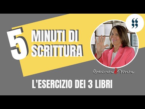 Scrittura creativa: l'esercizio dei 3 libri