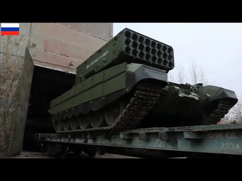 Russia receives new batch of TOS‑1A “Solntsepyok” heavy flamethrower system