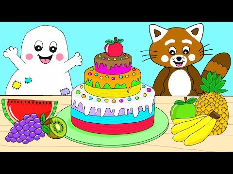 Pukkins och Spöket bakar tårta - Tecknad film för barn