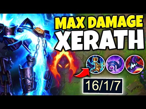 I POPPED OFF WITH MAX DAMAGE XERATH IN HIGH ELO (SCRIPTER AIM) - League of Legends