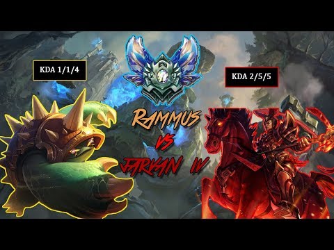 League of Legends Patch 8.5 Diamond Elo Jungle Gameplay | Rammus vs Jarvan IV