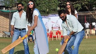 Father-Daughter Duo Athiya Shetty And Suniel Shetty Play Cricket Together!
