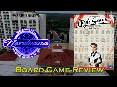 High Season: Grand Hotel Roll & Write - Legends of Nerdvana Review