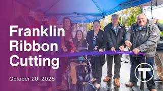 Franklin Mini-High Platform Ribbon Cutting Event - October 20, 2025