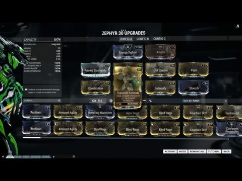 How To Build A Zephyr Warframe General Discussion