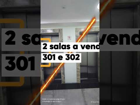 2 Salas comerciais a venda R$ 110 mil cada uma no centro da cidade RJ com 76 m² cada uma.