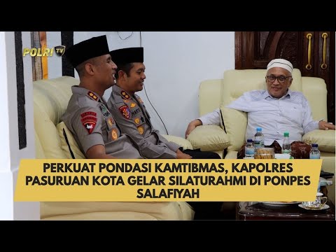 PERKUAT PONDASI KAMTIBMAS, KAPOLRES PASURUAN KOTA GELAR SILATURAHMI DI PONPES SALAFIYAH
