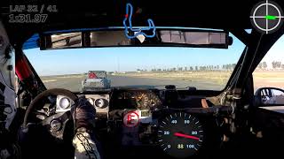 Sept 2019 Lemons Buttonwillow Faux Lorean Sat Stint 6 fastest (2:20.61)
