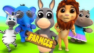 Animal Sound Song | Kids Cartoons And Rhymes by Farmees