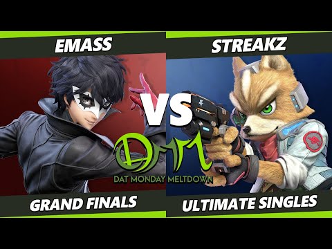 DAT Monday Meltdown 218 GRAND FINALS - eMass (Joker) Vs. Streakz (Fox) SSBU Ultimate Tournament
