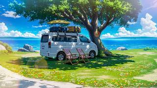 Start Your Day Happier 🌊 Lofi Beats & Sea Breeze 🌊 Chill Morning Lofi With Spring Ocean Vibes