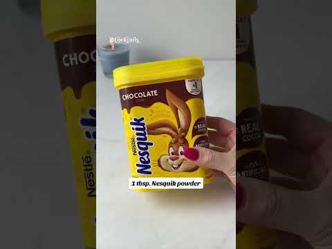 Nesquik Cocktail! 🍫 #nesquik #cocktail