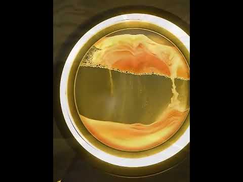 Plastic glass moving sands art picture, for home decor gift,...