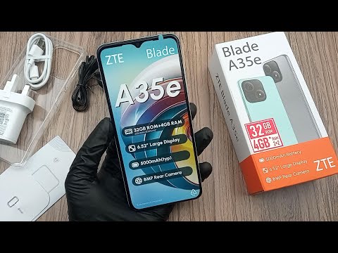 ZTE Blade A35e Unboxing Hands On, Design, AnTuTu, Camera Test