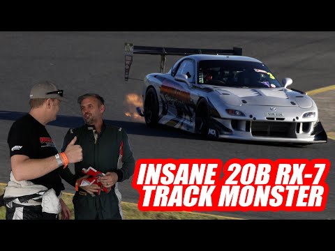 Driving a Crazy Triple-Rotor FD RX-7 with Monster Turbo and Sequential Transmission!
